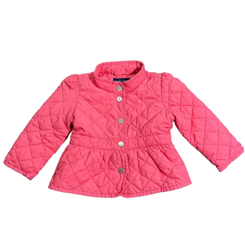 RALPH LAUREN Girls Quilted Jacket